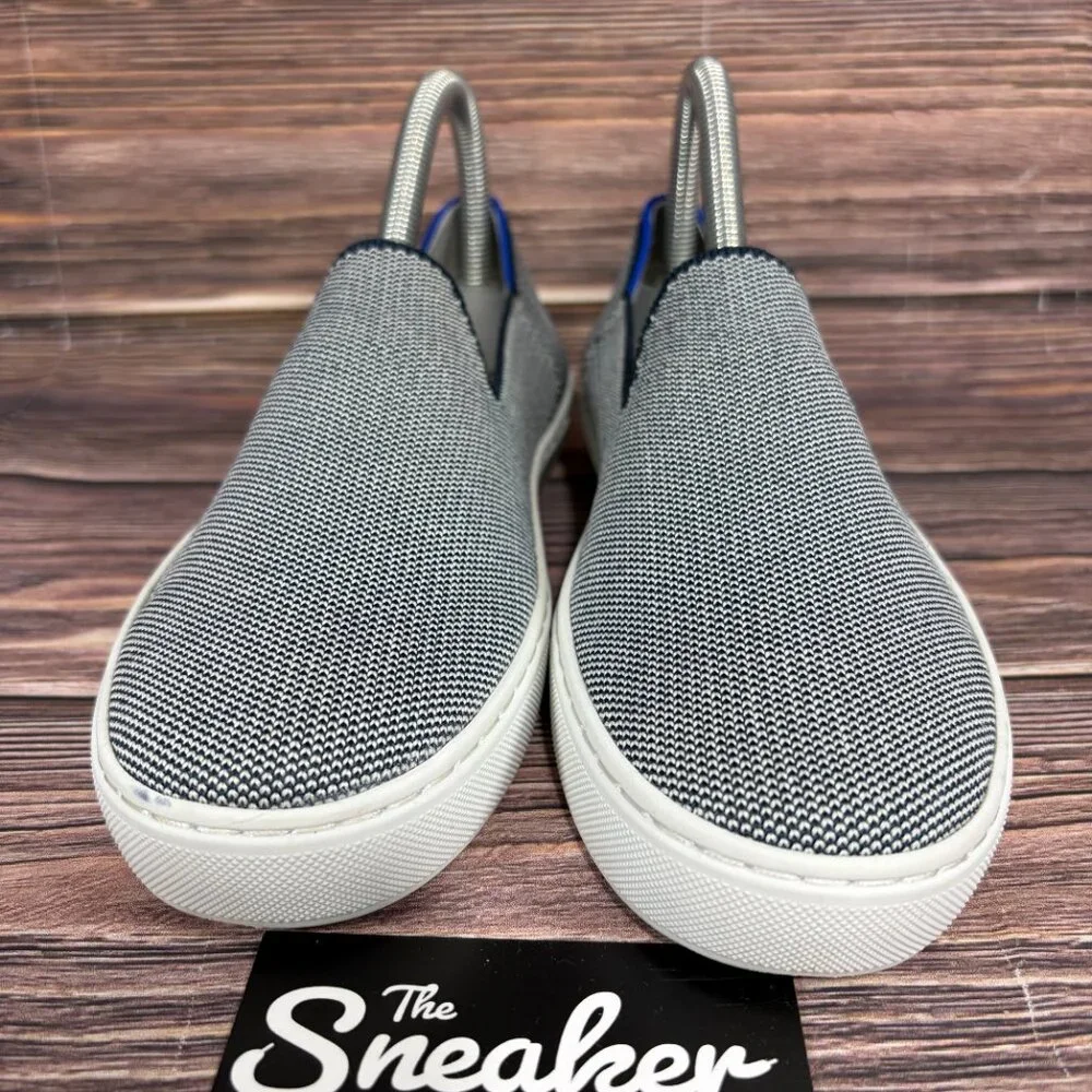 Rothy's‎ The Originial Slip On Sneakers Anchor Knit Fabric Women's Size 7.5